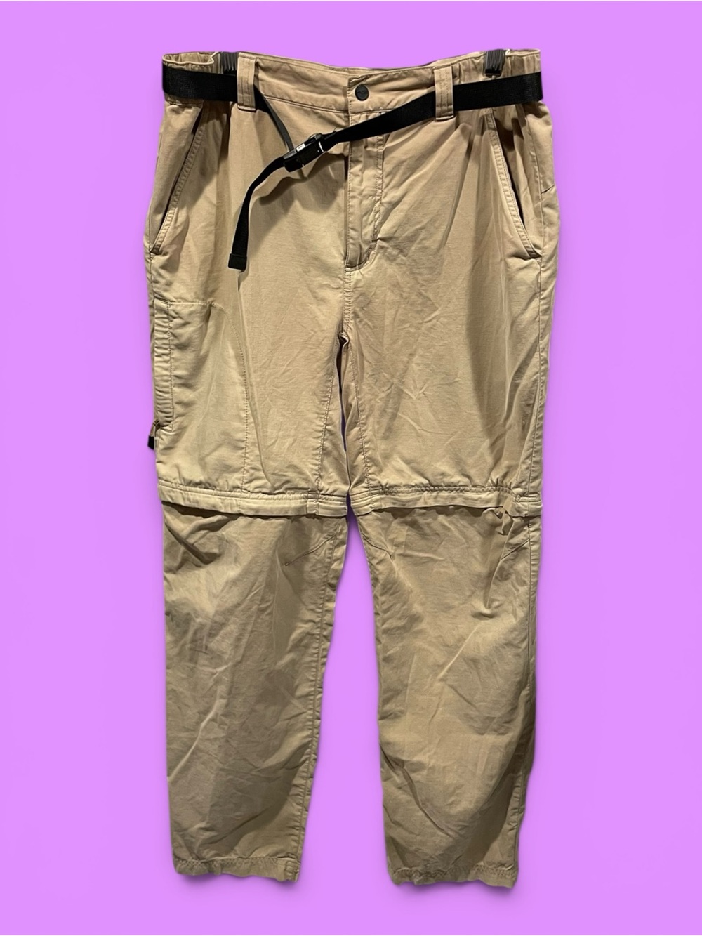 Vintage Y2K khaki Nike ACG convertible pants  shorts utility streetwear norm